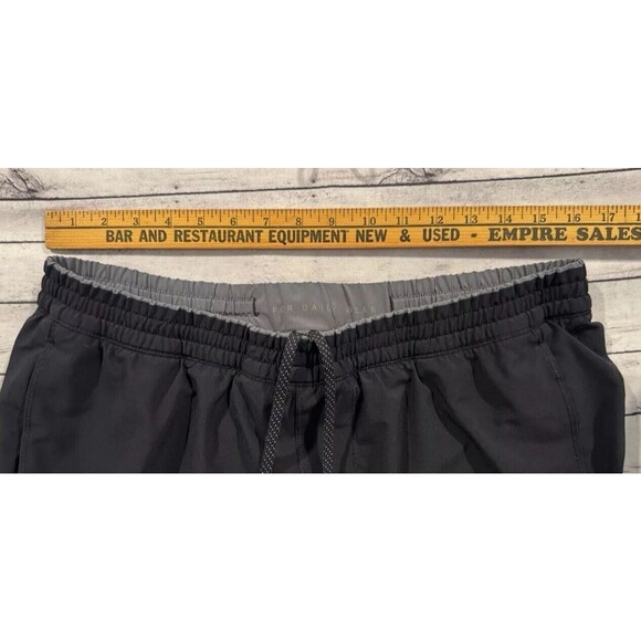 MACK WELDON Mens Stratus Compression Lined Short XL Black Zip Pockets 7” Inseam - Picture 11 of 16